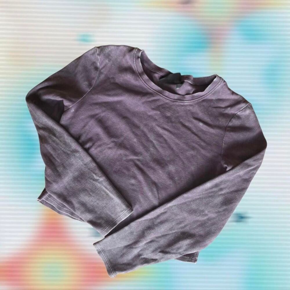 Unbranded Women's Purple and Black T-shirt